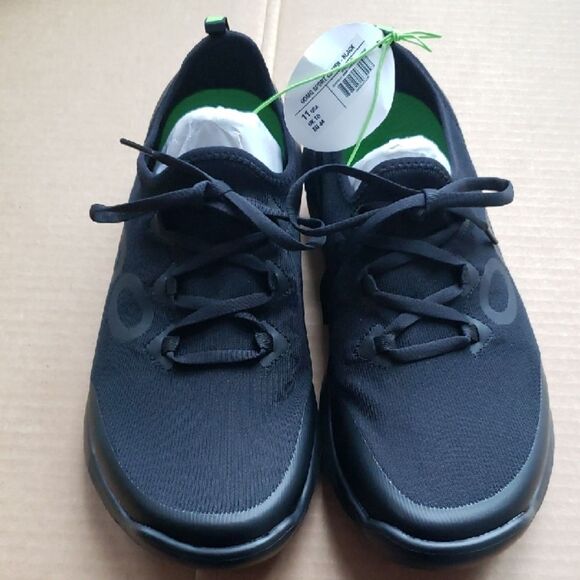 OOfos OOMG LS Men's 11 Black Lace Up Recovery Athletic Shoes NWT